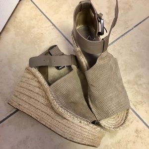 Marc Fisher wedged espadrilles